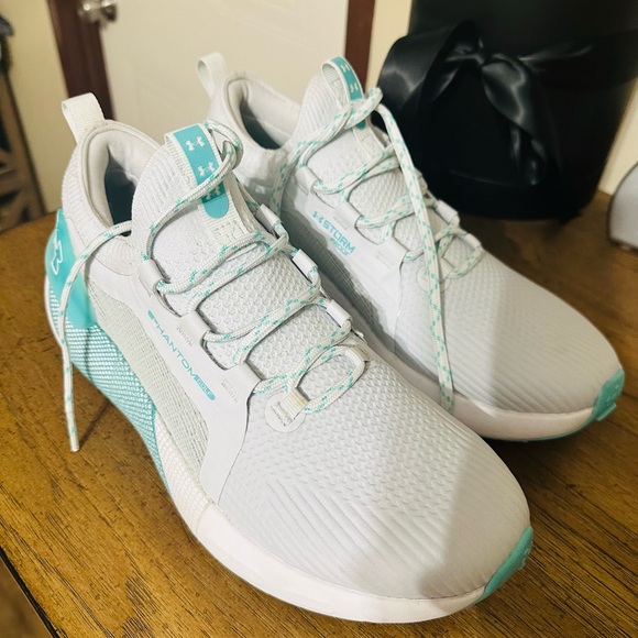 Under Armour Shoes - Under Armour Women's Gray and Teal Athletic Shoes